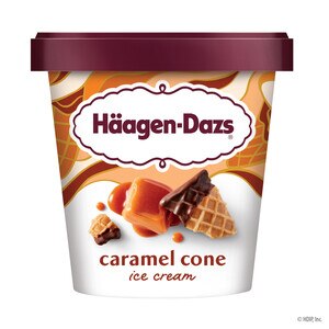 Haagen-Dazs Caramel Cone Ice Cream, 14 OZ