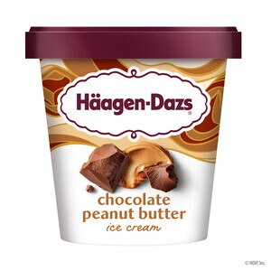 Haagen-Dazs Chocolate Peanut Butter Ice Cream, 14 OZ