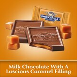 Ghirardelli, Milk Chocolate Squares with Caramel Filling, 5.32 oz Bag, thumbnail image 4 of 7