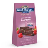 Ghirardelli, Dark Chocolate Raspberry Squares, 5.32 oz Bag, thumbnail image 1 of 8