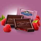 Ghirardelli, Dark Chocolate Raspberry Squares, 5.32 oz Bag, thumbnail image 4 of 8