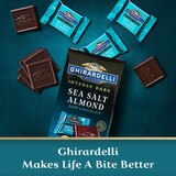 Ghirardelli, Intense Dark Chocolate Squares, Sea Salt Almond, 4.12 oz Bag, thumbnail image 5 of 5