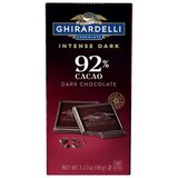 Ghirardelli, Intense Dark Chocolate Bar, 92% Cacao, 3.17 Oz Bar, thumbnail image 1 of 5