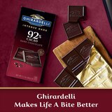 Ghirardelli, Intense Dark Chocolate Bar, 92% Cacao, 3.17 Oz Bar, thumbnail image 5 of 5