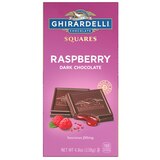 Ghirardelli, Raspberry Dark Chocolate Squares Bar, 4.8 Oz Bar, thumbnail image 1 of 5