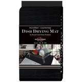 Royal Crest Microfiber Counter Dish Drying Mat, Black, thumbnail image 1 of 1
