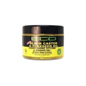 Eco Style Black Castor & Flaxseed Oil Conditioning Styling & Shining Gel, 11 OZ