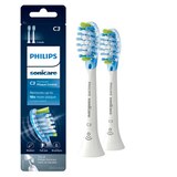 Philips Sonicare C3 Premium Plaque Control Electric Toothbrush Replacement Brush Heads, Medium Bristle, thumbnail image 1 of 5