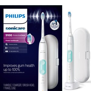 eigendom ijsje Evenement Philips Sonicare ProtectiveClean 5100 Rechargeable Electric Toothbrush,  White | Pick Up In Store TODAY at CVS