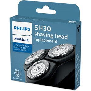 Philips Norelco Replacement Shaving Heads for Series 3000, 2000, 1000 and S738 Click & Style
