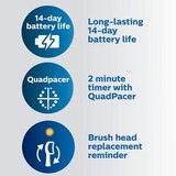 Philips Sonicare ProtectiveClean 6100 Rechargeable Electric Toothbrush, White, thumbnail image 5 of 9