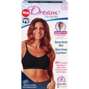  Dream by Genie Bra Seamless Bra, XL/1X, Assorted Colors 