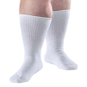 Silverts Oversize Sock White, XL, 2 Pack , CVS