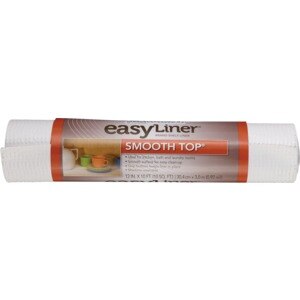 Duck Smooth Top Easy Liner Shelf Liner, 12 X 10', White , CVS