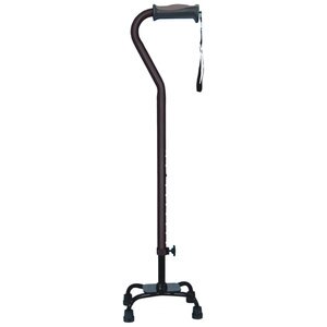 Hugo Adjustable Quad Cane For Right Or Left Hand Use With Photos