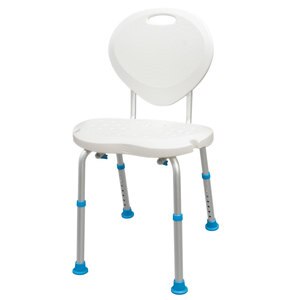  AquaSense Adjustable Bath and Shower Chair and Backrest 