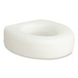 AquaSense Portable Raised Toilet Seat, White, 4", thumbnail image 1 of 1