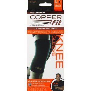 Copper Fit® Natural Motion Knee Brace, Adjustable and Breathable, One Size  Fits Most