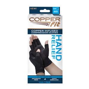 COPPER FIT Rapid Relief One Size Fits Most Copper Infused Adjustable Back  Support Wrap with Gel-Pack in Black CFRRBK1SZ - The Home Depot