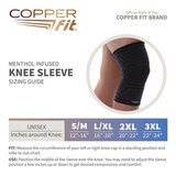 Copper Fit Ice Menthol Infused Compression Knee Sleeve, thumbnail image 4 of 4