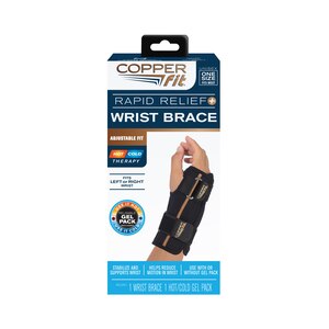 Copper Fit Rapid Relief Hot & Cold Therapy Wrist Brace, Adjustible , CVS