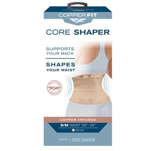 NEW - COPPER FIT Core Waist Belt Trainer Shaper Women Baack S/M Waist  26-34