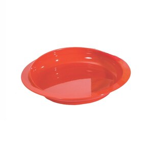 Essential Medical Supply Power of Red Scoop Dish with Suction Bottom