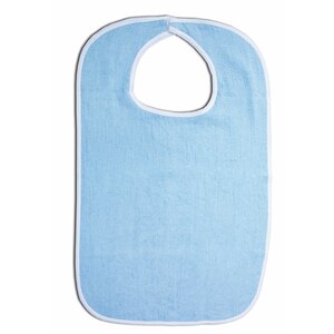 Essential Medical Supply Standard Terry Cloth Bib in Blue