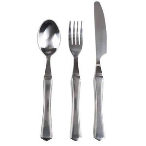 Essential Medical Supply Weighted Utensil Set With Fork, Knife And Spoon , CVS