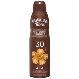Hawaiian Tropic Island Tanning SPF 30 Continuous Spray Sunscreen, 6 OZ