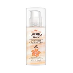 Hawaiian Tropic Silk Hydration SPF 30 Weightless Lotion Sunscreen, 1.7 OZ