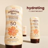Hawaiian Tropic Silk Hydration Weightless Lotion Sunscreen, 6 OZ, thumbnail image 2 of 4