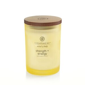 Chesapeake Bay Candle Strength + Energy, Pineapple Coconut, 8.8 OZ