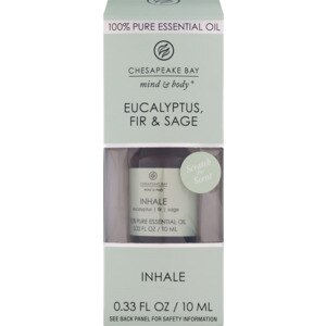 Chesapeake Bay Candle 100% Pure Essential Oil, Inhale, 0.33 OZ