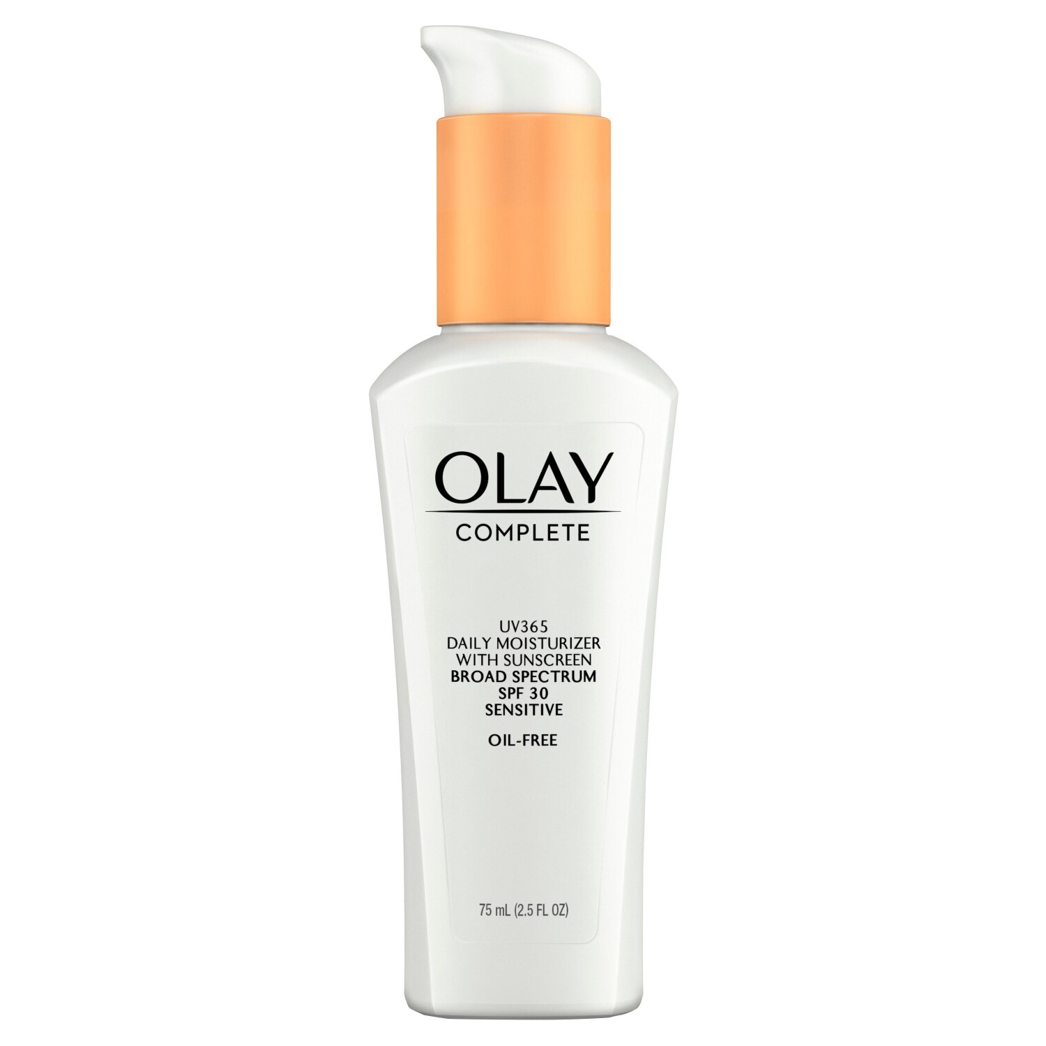 Olay Complete Daily Defense All Day - Hidratante facial, PFS 30, piel sensible, 2.5 oz