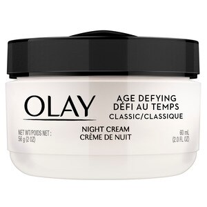 Olay Age Defying Classic - Crema de noche, hidratante facial, 2 oz