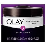 Olay Age Defying Classic Night Cream, Face Moisturizer, 2 OZ, thumbnail image 5 of 6