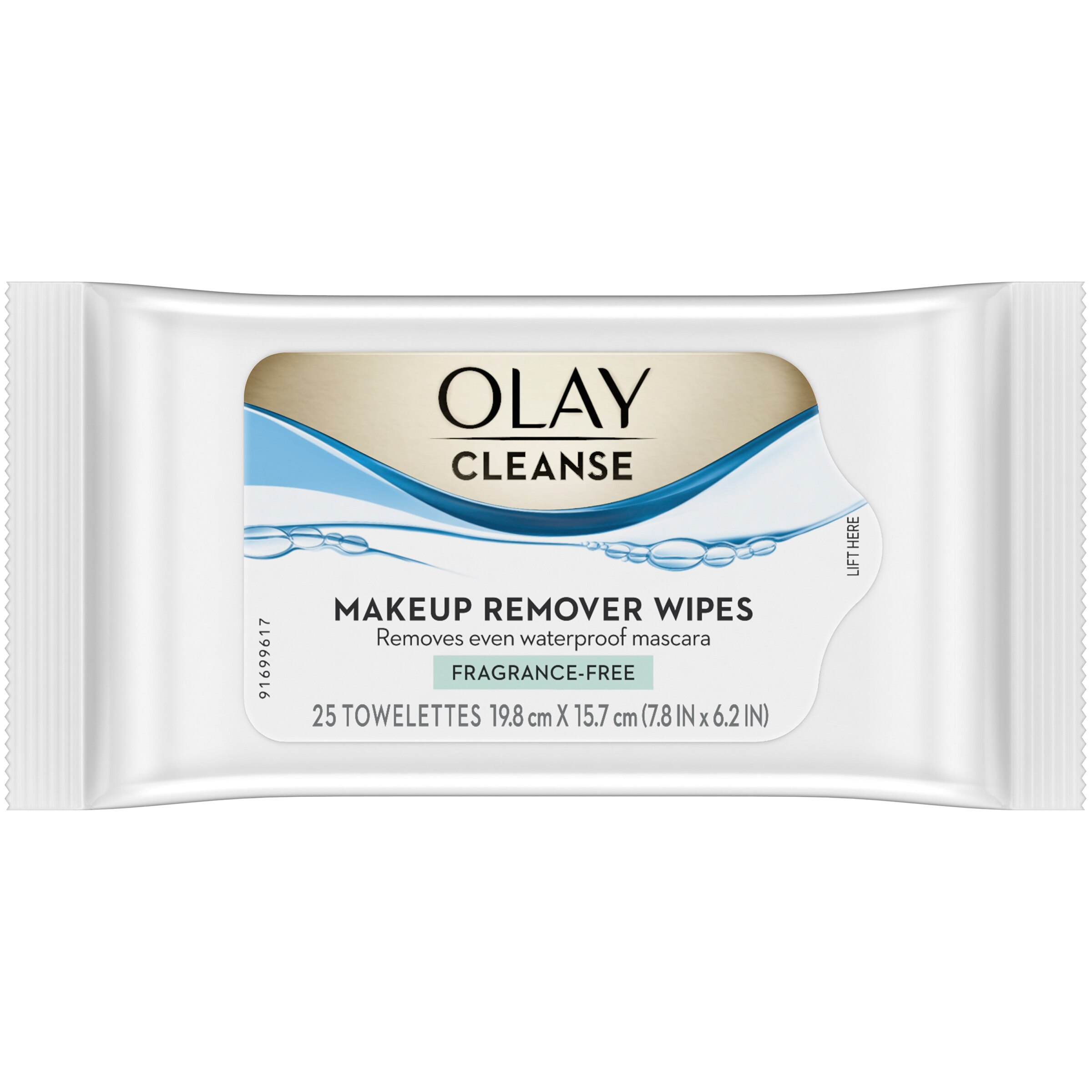 Olay Cleanse - Toallitas desmaquilladoras, sin fragancia, 25 u.