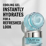 Olay Deep Hydrating Eye Gel with Hyaluronic Acid for Tired Eyes, 0.5 OZ, thumbnail image 3 of 9