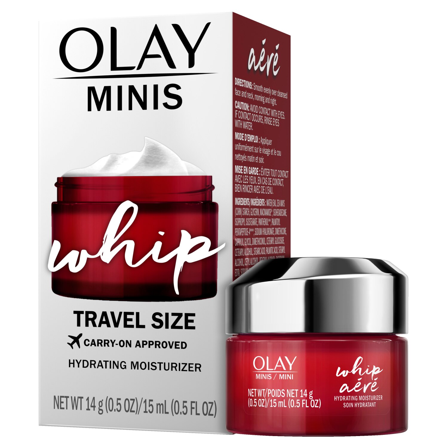 Olay Regenerist Whip Hydrating Moisturizer, Trial Size, 0.5 Oz , CVS