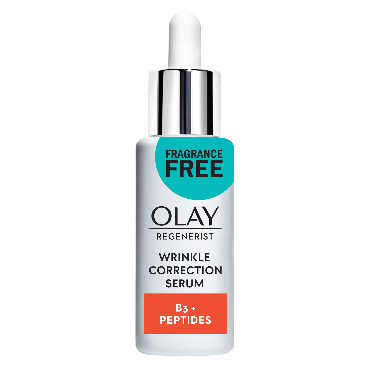 Olay Wrinkle Correction Serum with Vitamin B3+ Niacinamide and Collagen Peptides, 1.3 OZ