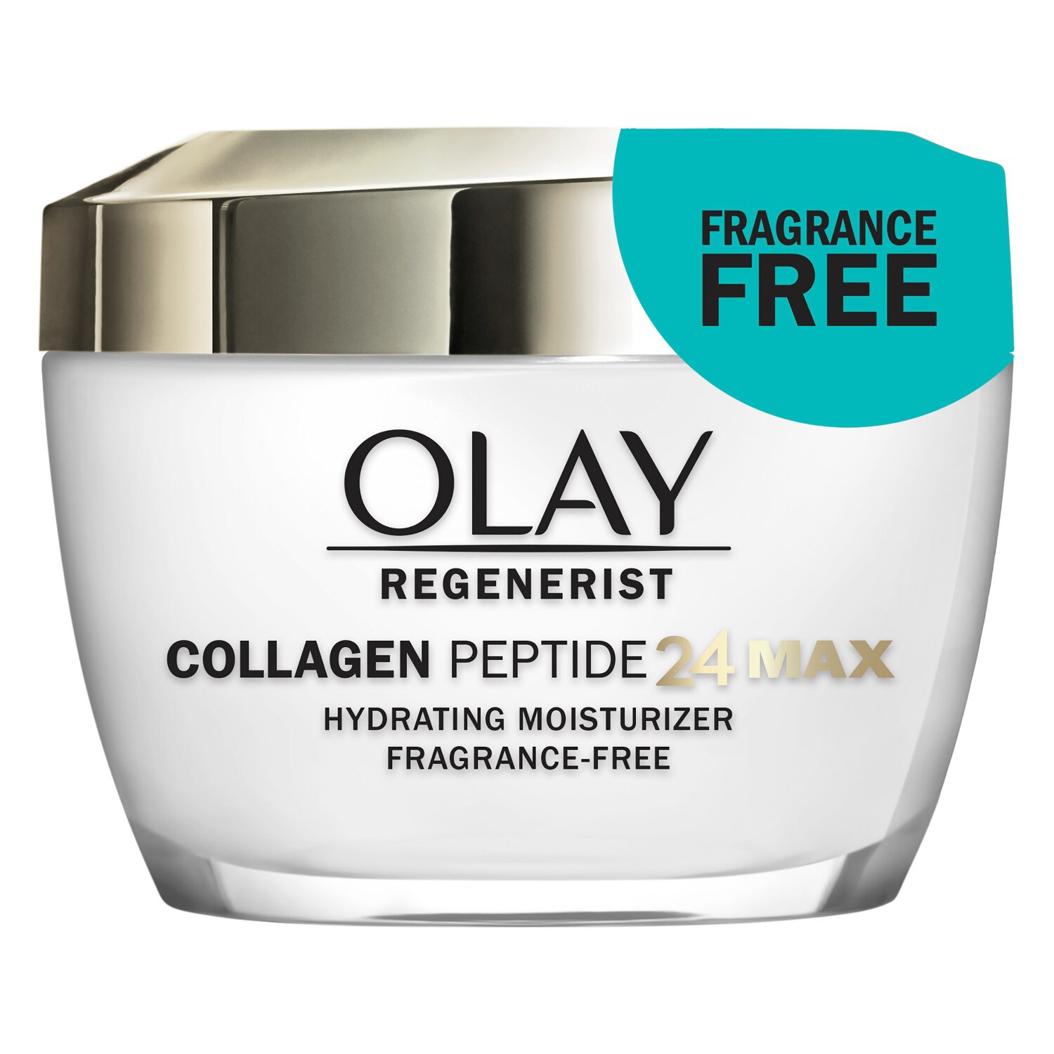 Olay Regenerist Collagen Peptide 24 MAX Face Moisturizer, Fragrance Free, 1.7 OZ
