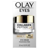 Olay Collagen Peptide 24 MAX Eye Cream, Fragrance-Free, 0.5 OZ, thumbnail image 1 of 11