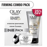 Olay Regenerist Collagen Peptide 24 Face Wash + Moisturizer Duo Pack, thumbnail image 1 of 12