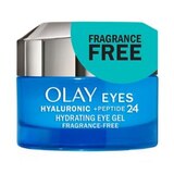 Olay Hyaluronic + Peptide 24 Gel Eye Cream, Fragrance-Free, 0.5 OZ, thumbnail image 1 of 8