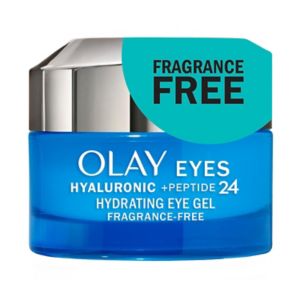 Olay Hyaluronic + Peptide 24 Gel Eye Cream, Fragrance Free, 0.5 OZ
