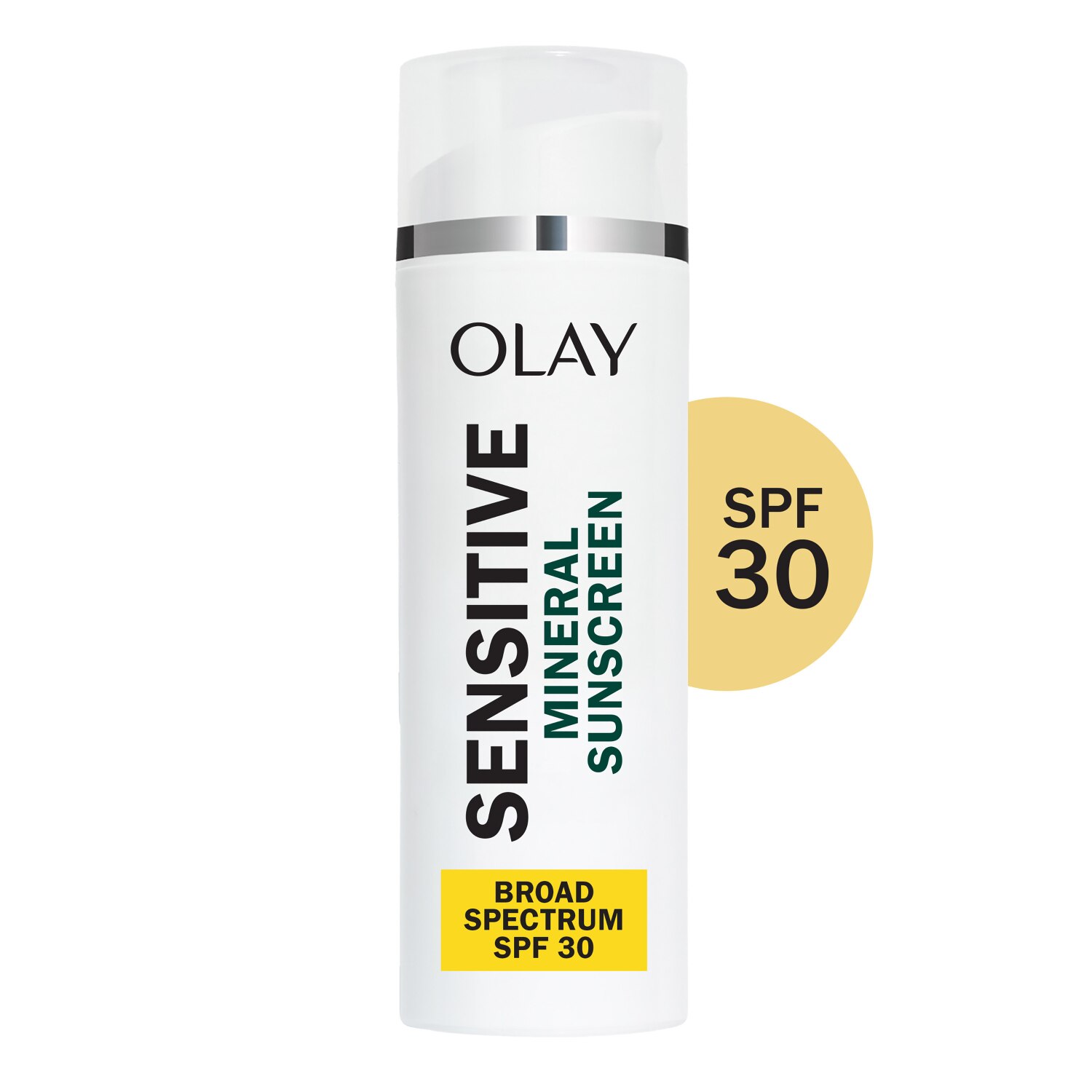 Olay Sensitive Mineral Sunscreen, Broad Spectrum SPF 30, 1.7 oz