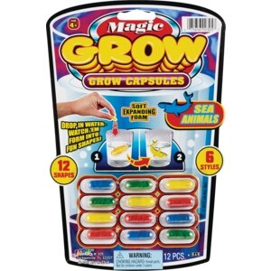 Magic Grow - Cápsulas que aumentan de tamaño, con forma de animales marinos