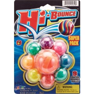  Ja-Ru Hi-Bounce Super Bounce Balls 
