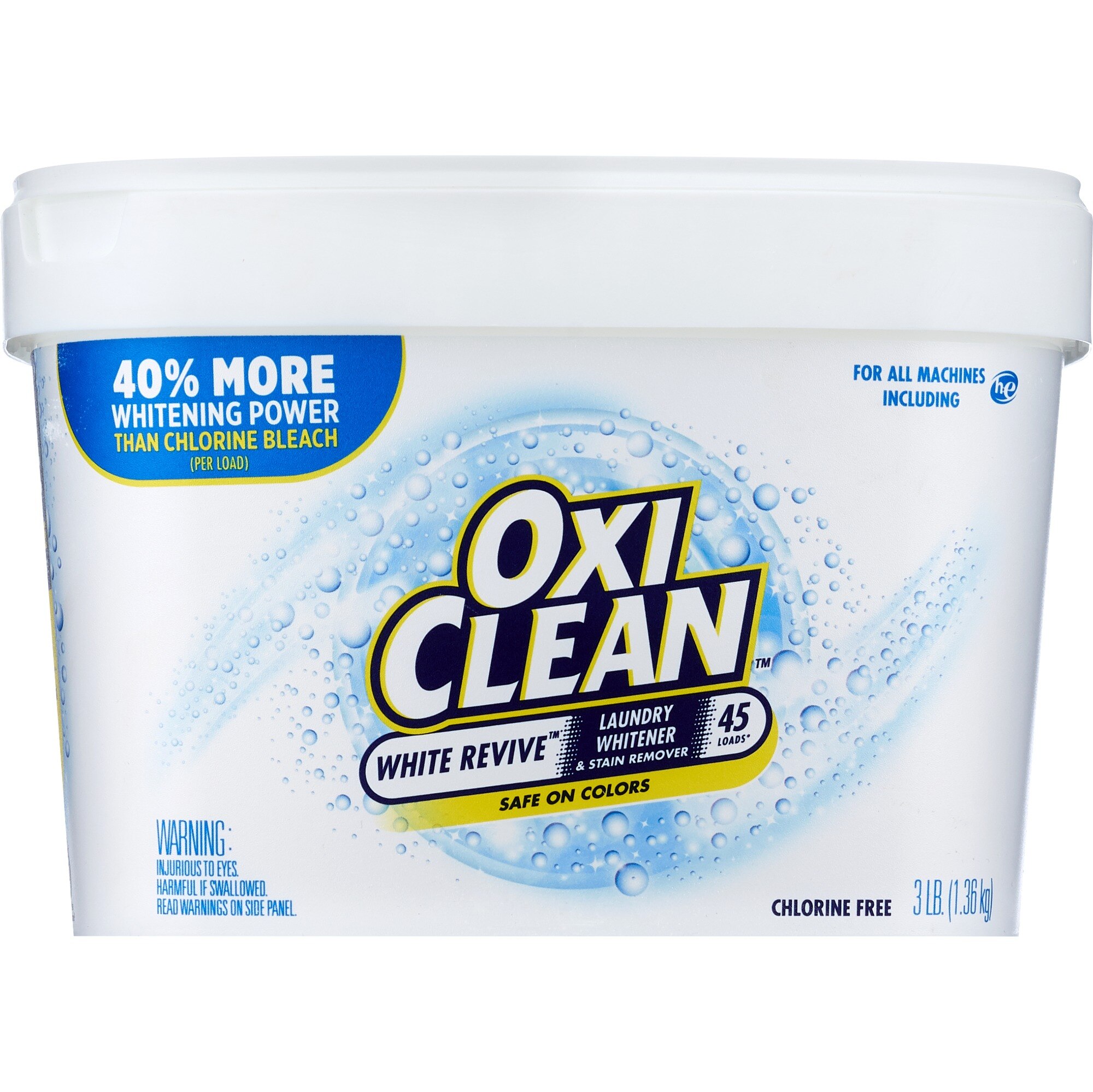 Customer Reviews: OxiClean Laundry Whitener + Stain Remover, White Revive,  3 LB - CVS Pharmacy